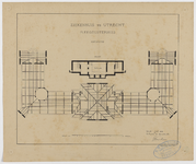 215022 Kapplan van het zusterhuis van het Stads- en Academisch Ziekenhuis (Catharijnesingel 15) te Utrecht.N.B. Het ...